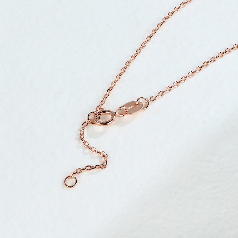 0.83 TCW Round Moissanite Sagittarius-Zodiac Sign Necklace