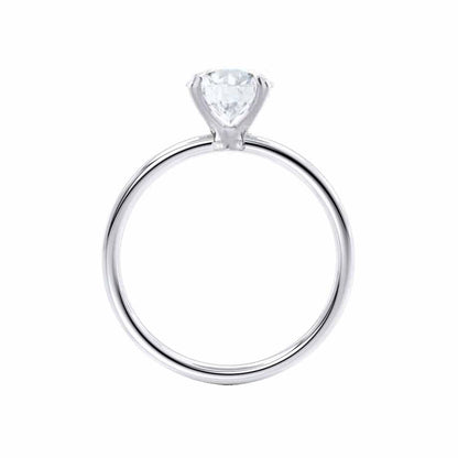 1.2 CT Radiant Solitaire Lab Grown Diamond Engagement Ring
