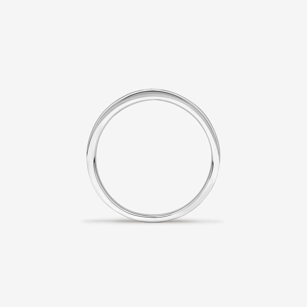0.08 TCW Cushion Lab Grown Diamond Two Stone Men's Wedding Band